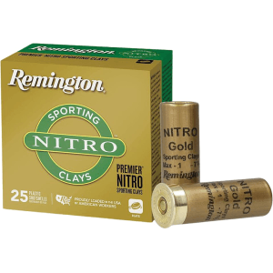 Remington Premier Nitro Gold Sporting Clays 12 Gauge Ammo 2-3/4" #7-1/2 Lead Shot 1-1/8 oz Box of 25
