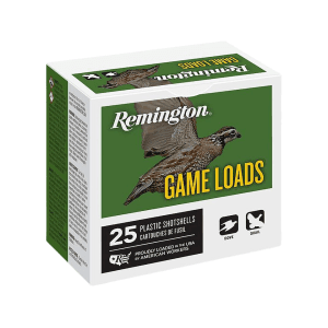 Remington Game Load 12 Gauge Ammo 2-3/4" #7-1/2 Lead Shot 1 oz Box of 25