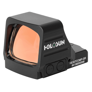 Holosun HE507COMP-GR Handgun Sight Multi-Reticle Green CRS Matte Black