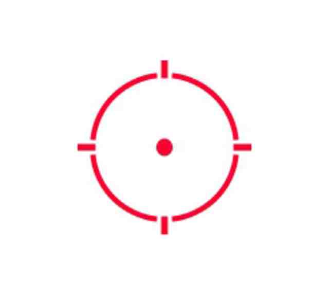 Holosun OPMOD AEMS Reflex Red Dot & HM3XT Magnifier Combo, Red 2MOA Dot and 32MOA Circle, Circle-Dot, Wolf Gray