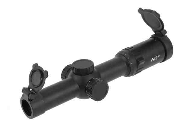Primary Arms SLx Series Rifle Scope, 1-6x24mm, Second Focal Plane, ACSS 22LR Illuminated Reticle, Black, 610011