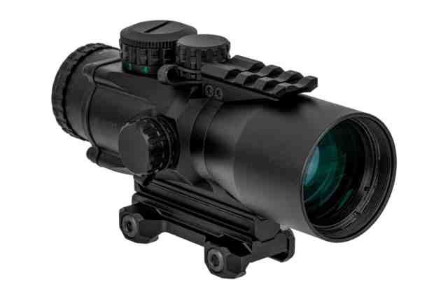 Primary Arms SLx Series Prism Red Dot Sight, 5x, ACSS 5.56/5.45/.308 Illuminated Reticle & Green, Black, 710028