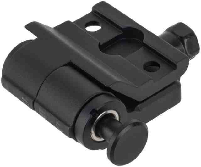 Primary Arms SLx Flip-To-Side Magnifier Mount w/ Push Button, 2 Bolt Bottom Interface, Black, 910095