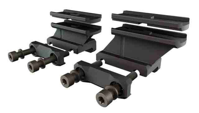 Primary Arms GLx Micro Red Dot Rider Mount, Absolute Cowitness w/ Additional Spacer, Black, 910088