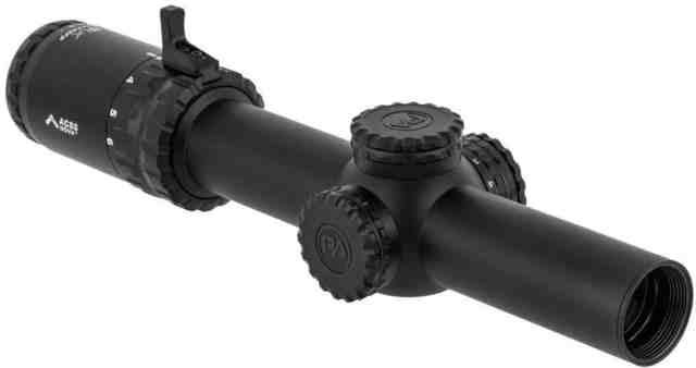 Primary Arms SLx 1-6x24mm Rifle Scope, 30mm Tube, Second Focal Plane, ACSS Nova Fiber Wire Reticle, Black, 610183