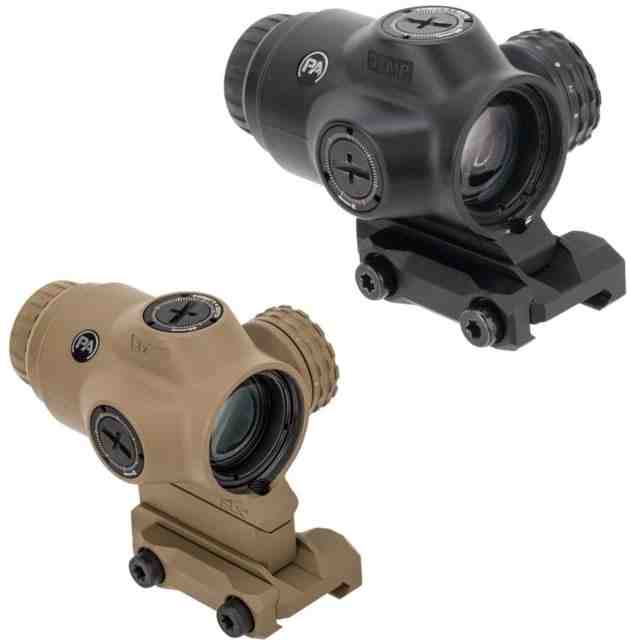 Primary Arms SLx 3X MicroPrism Red Dot Sight, Green Illuminated ACSS Raptor 7.62x39/300AAC Reticle - Yard, Black, 710041