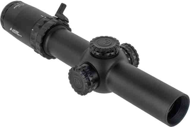 Primary Arms SLx Rifle Scope, 1-10x28mm, Second Focal Plane, Illuminated ACSS Raptor 5.56 M10S Reticle, Black, 610157