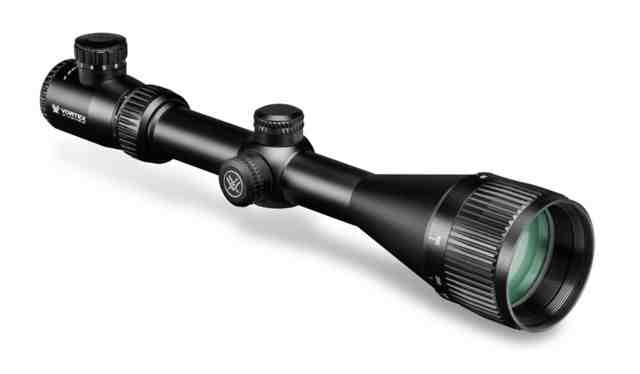 Vortex Crossfire II Hog Hunter 3-12x56mm Rifle Scope, 30mm Tube, Second Focal Plane, Black, Hard Anodized, Red V-Brite Reticle, MOA Adjustment, CF2-31049