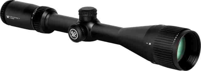 Vortex Crossfire II AO 6-18x44mm Rifle Scope, 1in Tube, Second Focal Plane, Black, Hard Anodized, Red Dead-Hold BDC Reticle, MOA Adjustment, CF2-31033