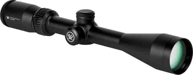 Vortex Crossfire II Rifle Scope, 4-12x44mm, 1in Tube, Second Focal Plane, Non-Illuminated Dead-Hold BDC Reticle, Black Hard Anodized, CF2-31015