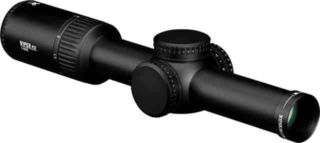 Vortex Viper PST Gen II Rifle Scope, 1-6x24mm, 30mm Tube, SFP, VMR-2 MOA Reticle, Black, PST-1605