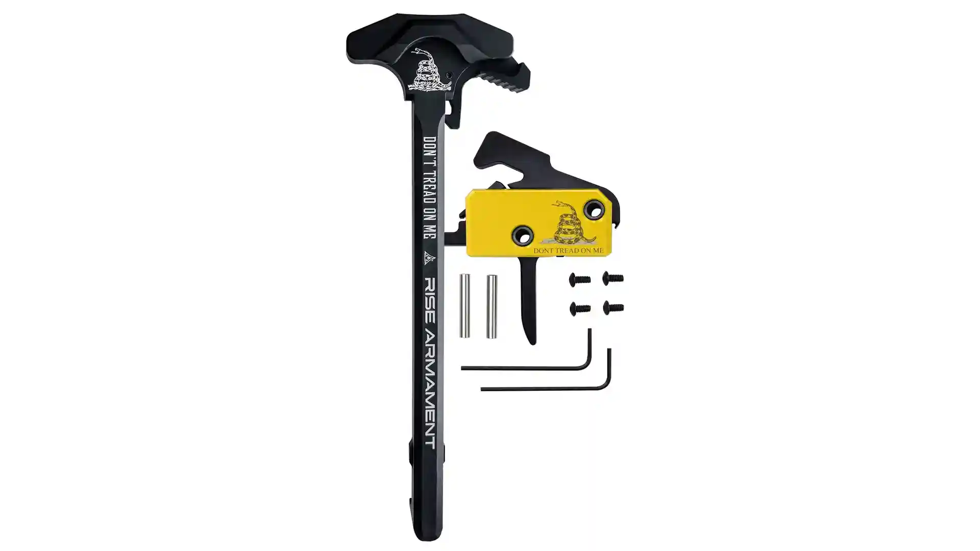 RISE Armament Special Edition Don't Tread On Me AR Trigger And Charging Handle Bundle - $126.34 w Free Shipping