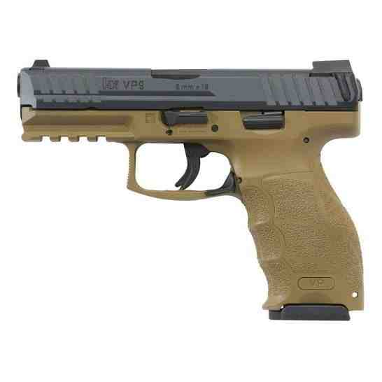 HK VP9 9mm 4.1" 17rd Night Sights Flat Dark Earth Striker-Fired - $499.99 + Free Shipping