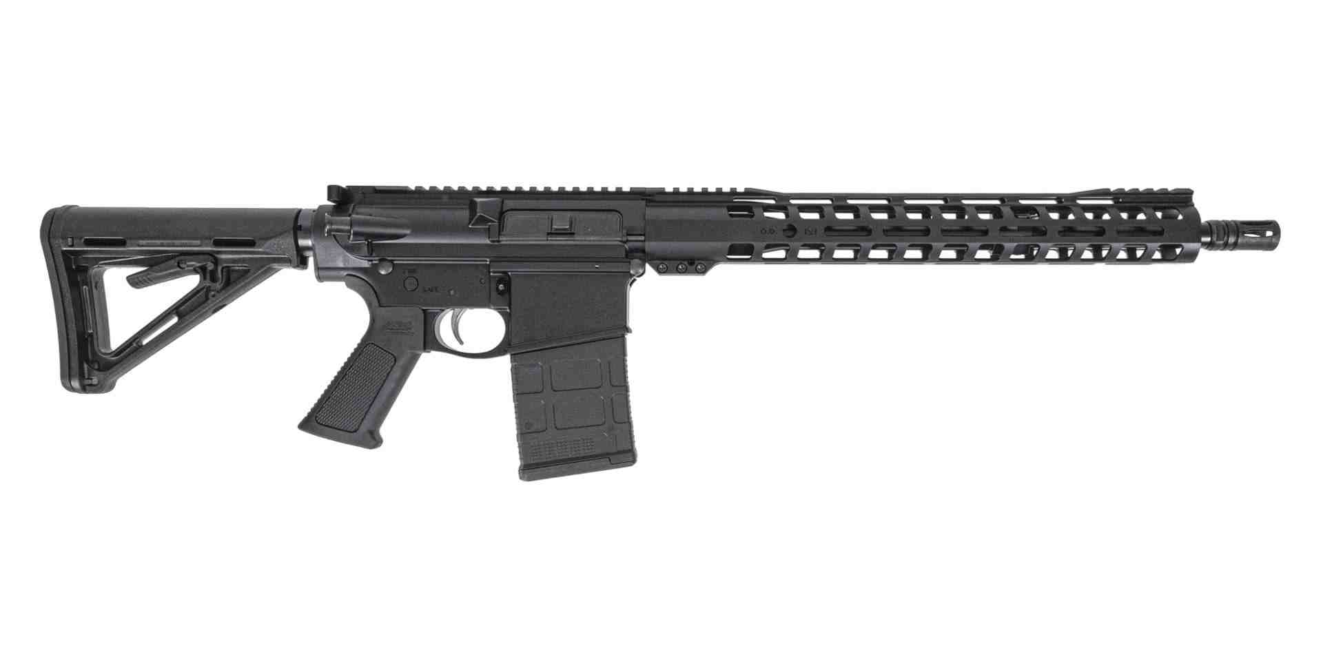 PSA Gen3 PA10 16" Mid-Length .308 WIN 1/10 Nitride 15" Lightweight M-Lok MOE EPT Rifle