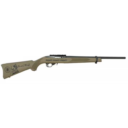 Ruger Rifle 10/22 Trump Fight Limited Edition .22lr 18.5" 10rd, FDE - 31210-Trump