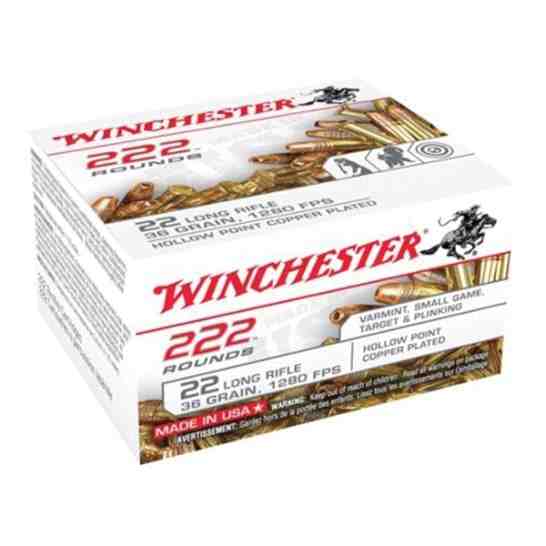 Winchester Ammunition .22LR 36 gr PHP 222rds