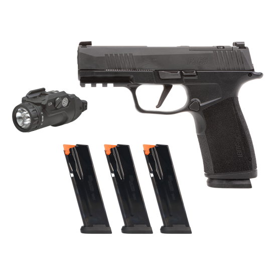 Sig P365 X Macro TacPac 9mm 3.7"17rds, Black - 365XCA-9-BXR3-TACPAC