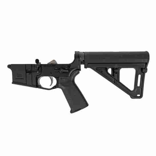 PSA AR15 Complete MOE EPT BTR Stealth Lower, Black - Pistol Lower with Magpul BTR Brace