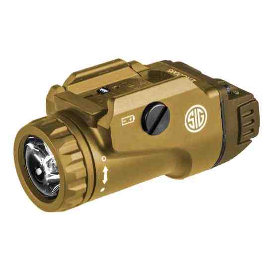 Sig Sauer Foxtrot 1X Weapon 450 Lumens Mounted Light, Flat Dark Earth FDE - 450 Lumens