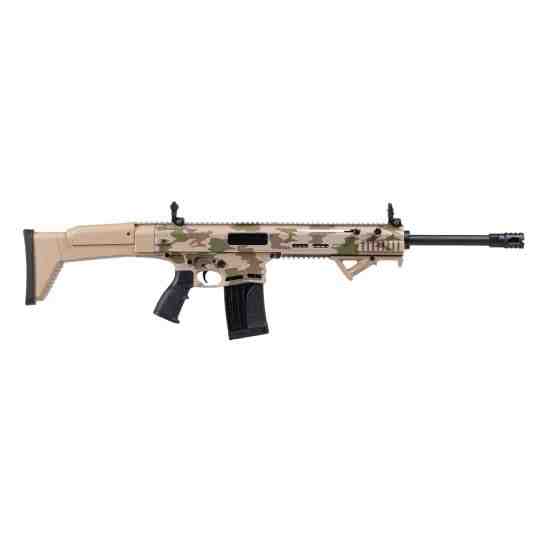 Panzer SCRXII Tactical 12 Gauge 18.5" 5rds Shotgun, FDE Camo - PASCRXIITSFDEMC