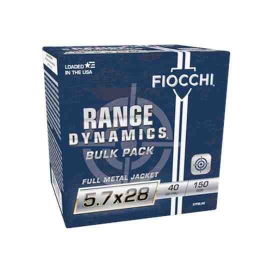 Fiocchi 5.7x28mm 40gr Ammo 150rd