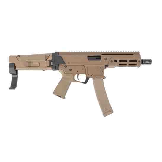 PSA JAKL 6.5" 9mm Pistol, FDE w/ F5 Brace