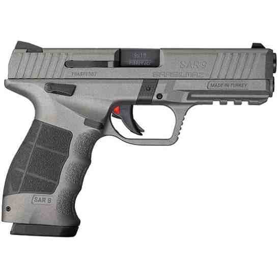 SAR USA SAR9 9mm Pistol, Platinum 17rd 4.4" - SAR9PT