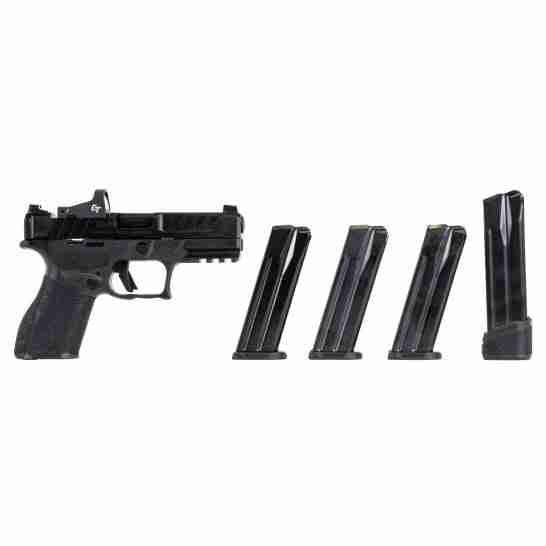 Springfield Armory ECHELON 4.0C 4" 9mm, (3)15rd / (2)18rd Mags Pistol And CT Red Dot Optic, Black