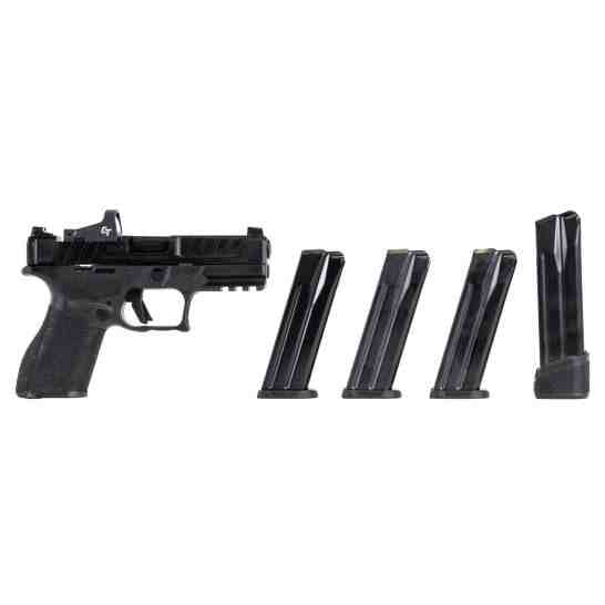 Springfield Armory ECHELON 4.0C 4" 9mm, (3)15rd / (2)18rd Mags Pistol And CT Red Dot Optic, Black