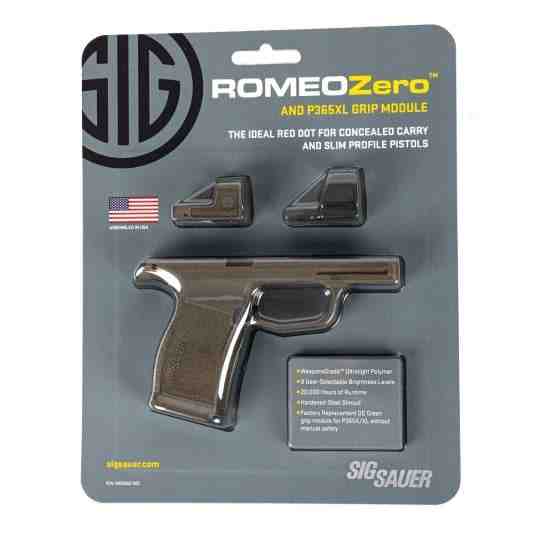 SIG Sauer P365XL Grip Module w/ 3 MOA RomeoZero Red Dot, ODG