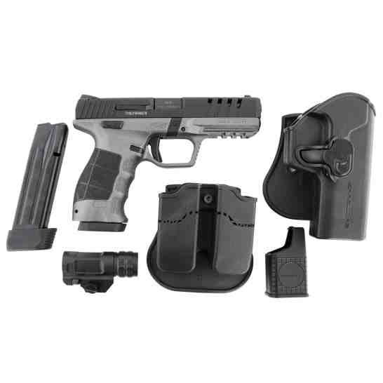 SAR USA SAR9 X 9mm 4.40" 19+1rds, Platinum Cerakote