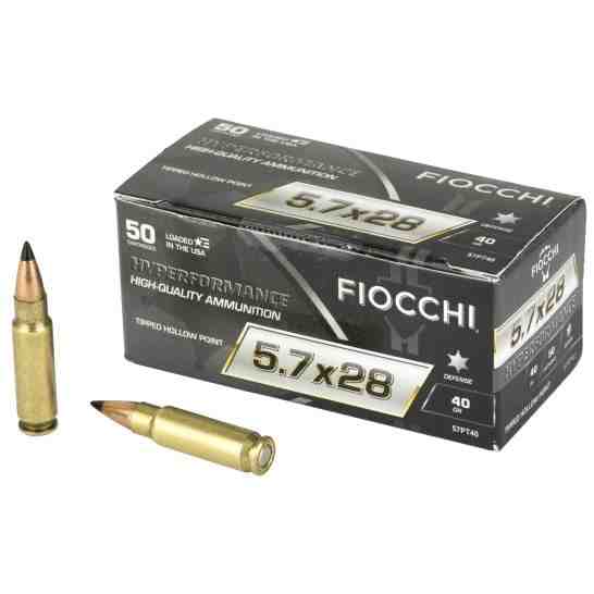Fiocchi Hyperformance 5.7x28mm 40gr. Ammo, 50rds