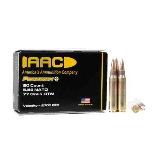 AAC 5.56 NATO Ammo 77 Grain OTM 20rds