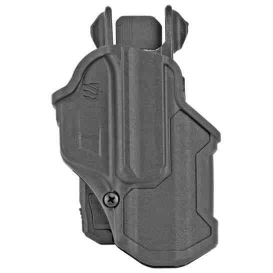 Blackhawk T-Series L2C OWB Holster RH Glock 17, Matte Black - 410700BKR