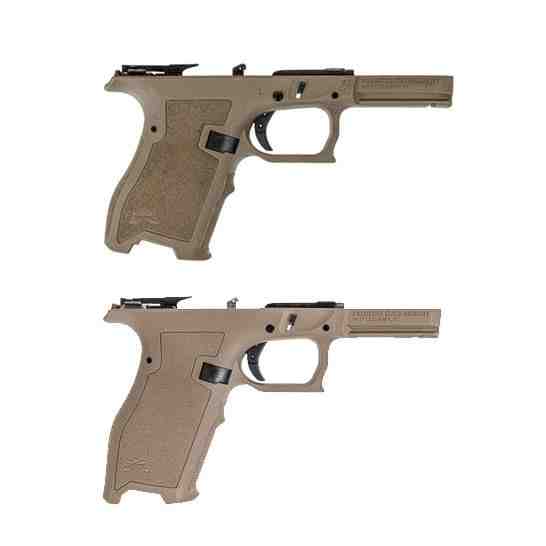 PSA Dagger Compact Complete Polymer Frame & PSA Dagger Full Size - S Complete Polymer Frame, FDE