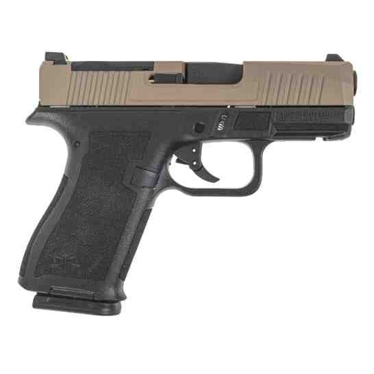 PSA Dagger Micro 9mm Pistol - Shield Cut, FDE Slide, 2-Tone