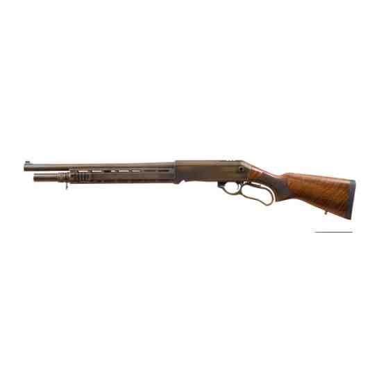Panzer Arms EG-220 Lever Action 18.5" 12 Gauge 7rd MLOK Shotgun Natural Walnut Stock