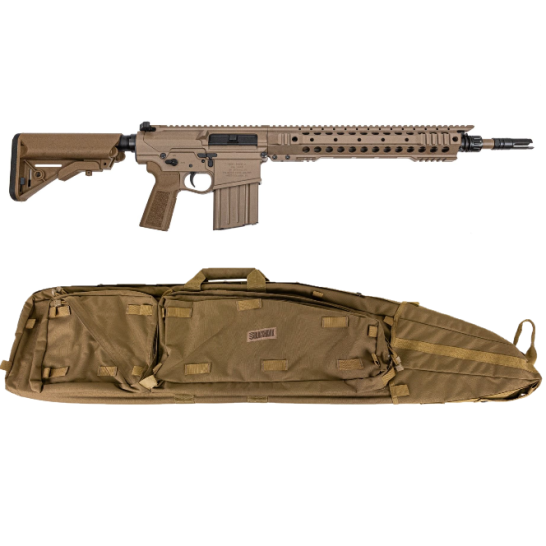 PSA Sabre-10 Billet 16" .308 Rifle with K1 Handguard & Blackhawk Long Gun Sniper Drag Bag - $1,399.99 w Free Shipping