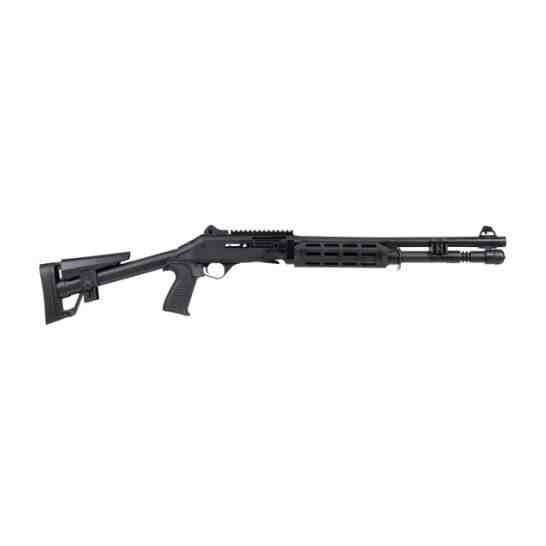 Panzer Arms M4 SPEED PRO Tactical 12 Gauge 18.5" 5rd Semi-Auto Shotgun, Black