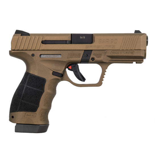 SAR PSAR9 4" Compact 9mm 15rd Pistol, Bronze