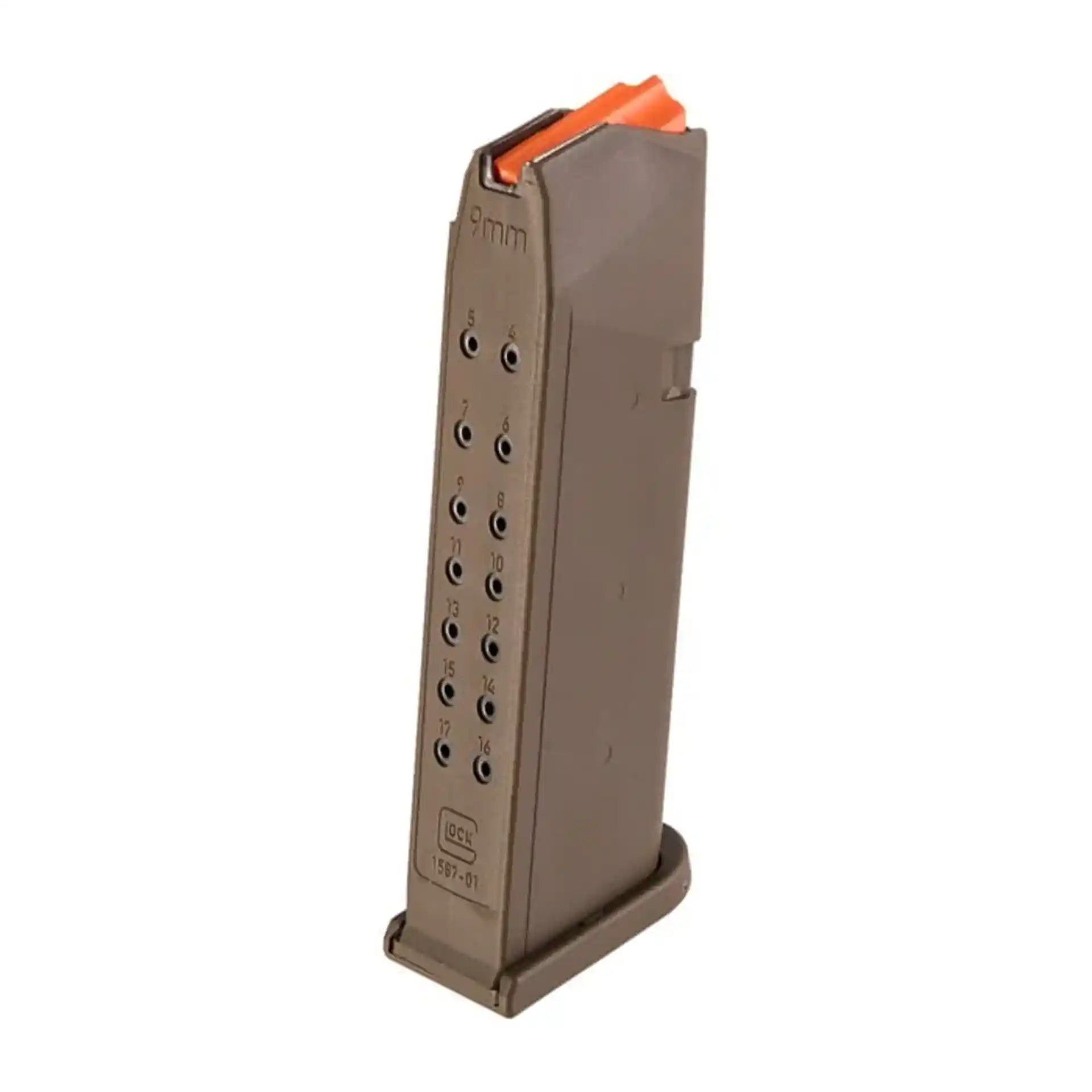 Glock G5 17/34 Magazine 9mm 17-Rd Polymer FDE