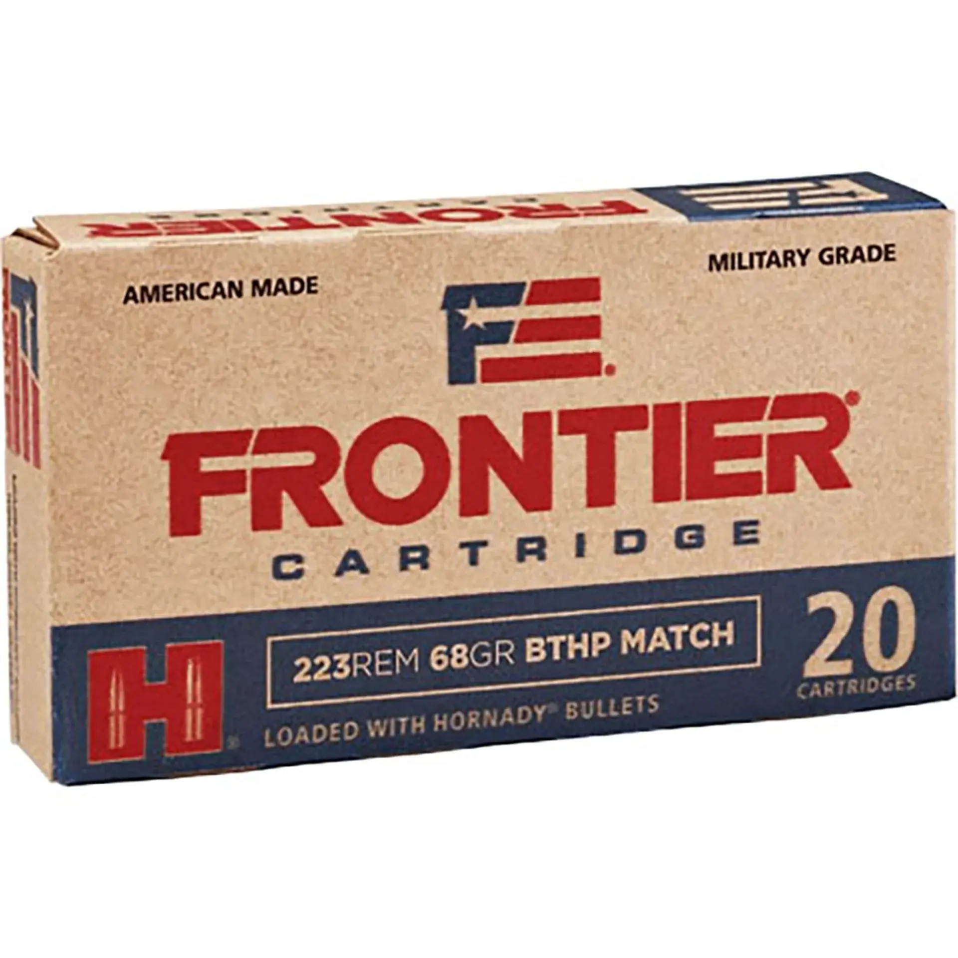 Hornady 68gr BTHP 223 Ammo