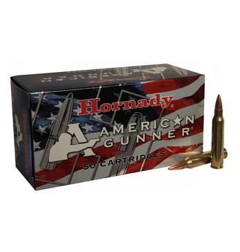 Hornady 223 Remington 55gr HP American Gunner Rifle Ammunition, 50 Round Box - 80237 by Hornady - Product Image