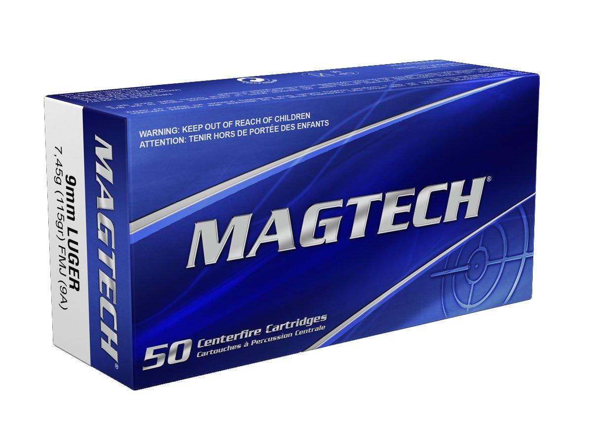 Magtech 9mm Ammo 115 Grain FMJ 50rds - 9A by Magtech - Product Image