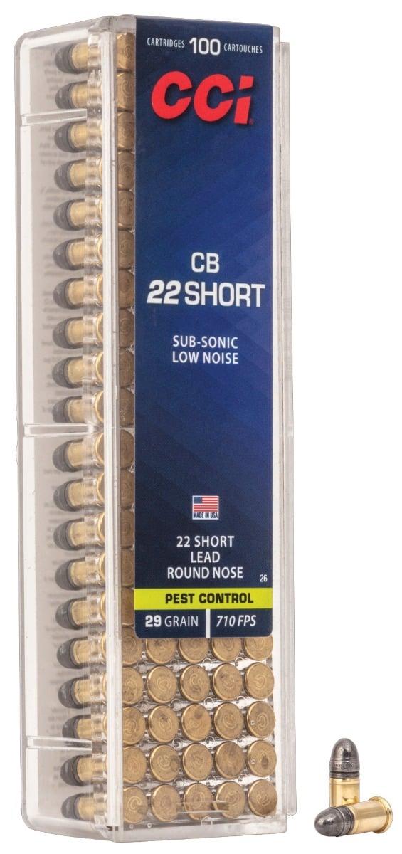 CCI .22 CB Short 29gr LRN Ammunition 100rds- - -0026 by Cci - Product Image