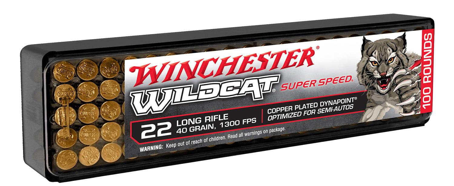 Winchester Wildcat Super Speed 22 LR 40gr Hollow Point (HP) 100rds - WW22LRSSD by Winchester - Product Image