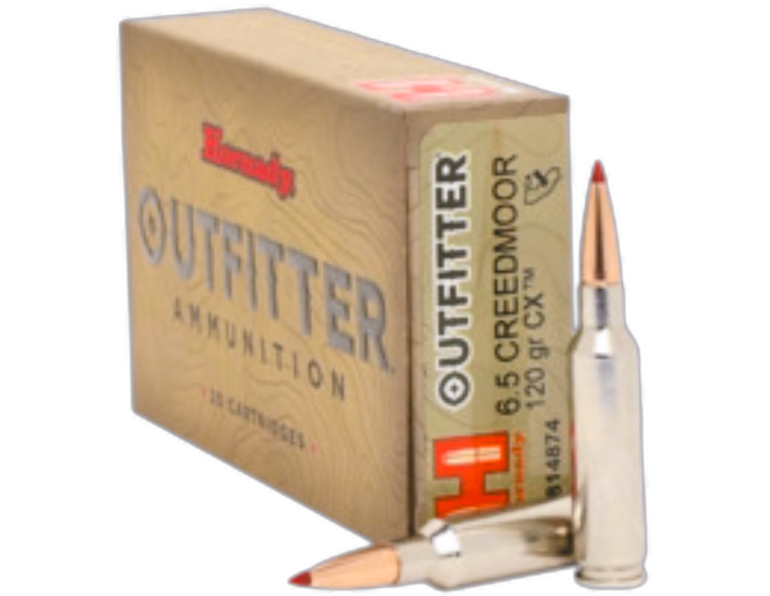 Hornady Outfitter 6.5 Creedmoor 120 gr CX, 20rds by Hornady - Product Image