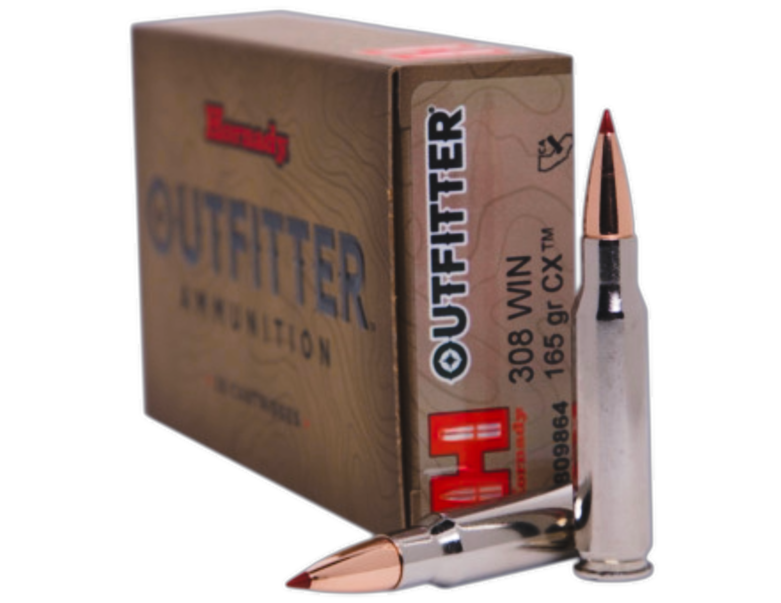 Hornady Outfitter .308 Win 165 gr CX, 20rds by Hornady - Product Image