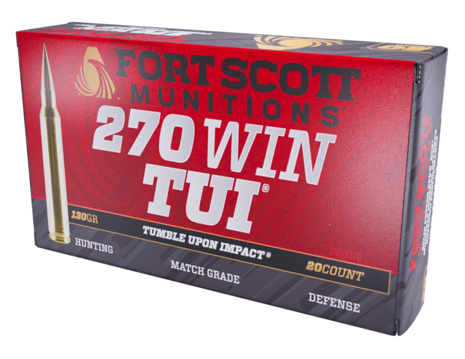 Fort Scott Munitions .270 Win. TUI 130GR SCS, 20rds - 270130SCV2 by Fort Scott Munitions - Product Image