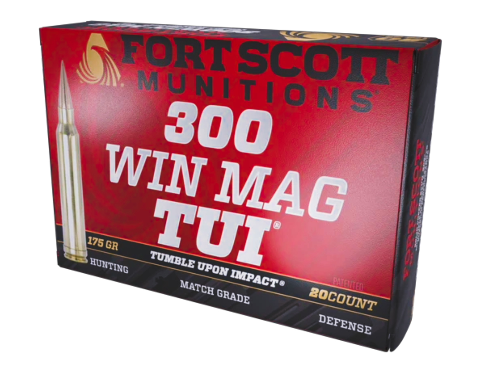 Fort Scott Munitions .300 Win Mag TUI 175GR SCS, 20rds - 300WM175SCV2 by Fort Scott Munitions - Product Image